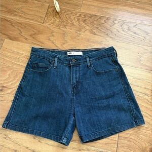 Levi's Dark Blue Jean Shorts